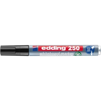   Tábla- és flipchart marker, 1-3 mm, kúpos, EDDING "250", fekete