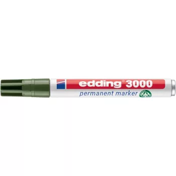   Alkoholos marker, 1,5-3 mm, kúpos, EDDING "3000", olívazöld