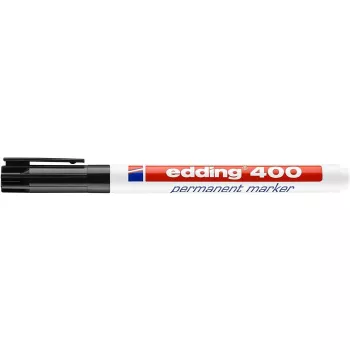 Alkoholos marker, 1 mm, EDDING "400", fekete