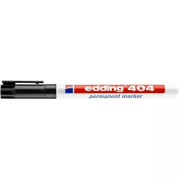   Alkoholos marker, 0,75 mm, kúpos, EDDING "404", fekete