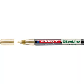 Lakkmarker, 1-2 mm, EDDING "51", arany