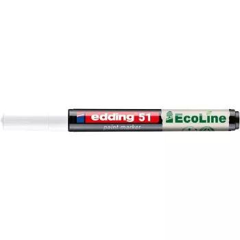 Lakkmarker, 1-2 mm, EDDING "51", fehér