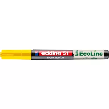 Lakkmarker, 1-2 mm, EDDING "51", sárga