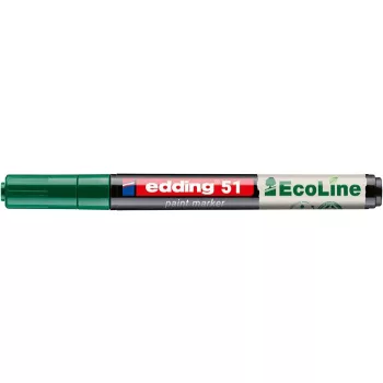 Lakkmarker, 1-2 mm, EDDING "51", zöld