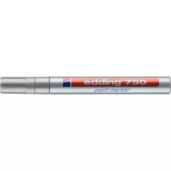 Lakkmarker, 2-4 mm, EDDING "750", ezüst
