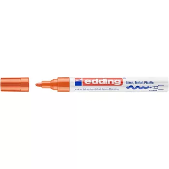 Lakkmarker, 2-4 mm, EDDING "750", narancssárga