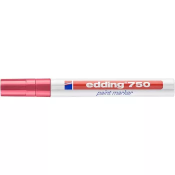 Lakkmarker, 2-4 mm, EDDING "750", piros