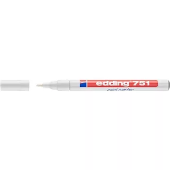 Lakkmarker, 1-2 mm, EDDING "751", fehér