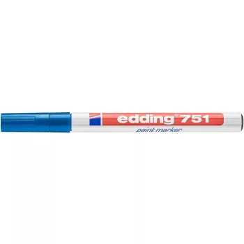 Lakkmarker, 1-2 mm, EDDING "751", sötétkék