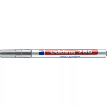 Lakkmarker, 0,8 mm, EDDING "780", ezüst