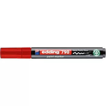 Lakkmarker, 2-3 mm, PCR, EDDING "790", piros
