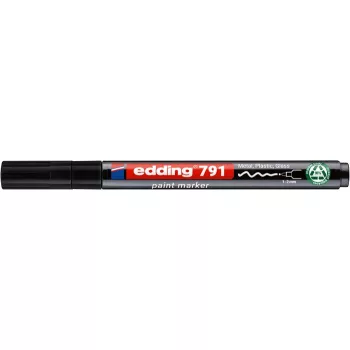 Lakkmarker, 1-2 mm, PCR, EDDING "791", fekete