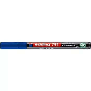 Lakkmarker, 1-2 mm, PCR, EDDING "791", kék