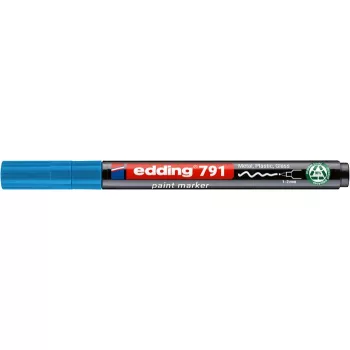   Lakkmarker, 1-2 mm, PCR, EDDING "791", világoskék