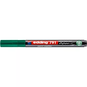 Lakkmarker, 1-2 mm, PCR, EDDING "791", zöld