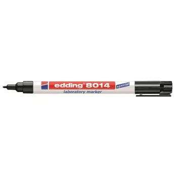   Laboratóriumi marker, 1 mm, kúpos, EDDING "8014", fekete