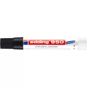   Jelölő marker, 10 mm, kúpos, EDDING "950", fekete