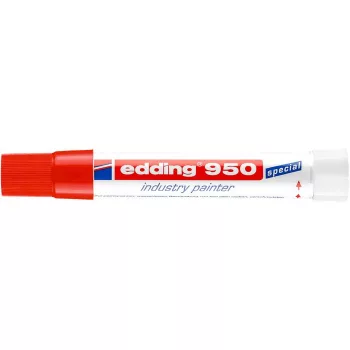   Jelölő marker, 10 mm, kúpos, EDDING "950", piros