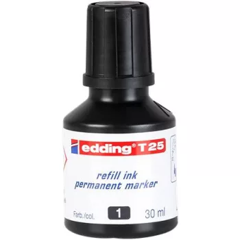   Utántöltő alkoholos markerhez, EDDING "T25", fekete