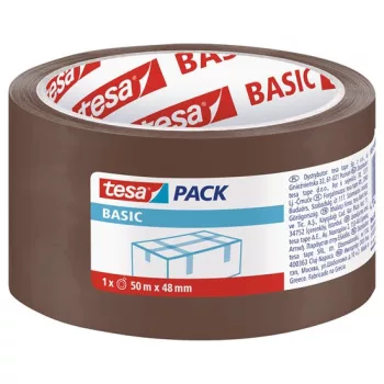   Csomagolószalag, 48 mm x 50 m, TESA "Basic", barna