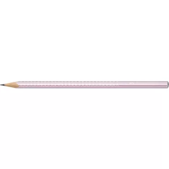   Grafitceruza, B, háromszögletű, FABER-CASTELL "Sparkle", metál rózsaszín