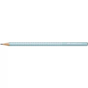   Grafitceruza, B, háromszögletű, FABER-CASTELL "Sparkle", metál óceánkék