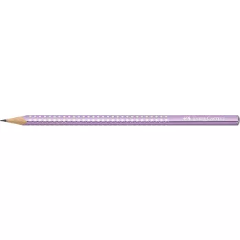   Grafitceruza, B, háromszögletű, FABER-CASTELL "Sparkle", metál lila