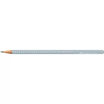   Grafitceruza, B, háromszögletű, FABER-CASTELL "Sparkle Aurora", jégkék