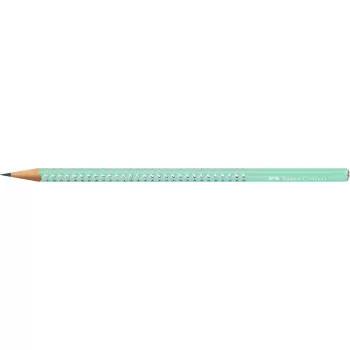   Grafitceruza, B, háromszögletű, FABER-CASTELL "Sparkle Aurora", mentazöld