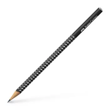   Grafitceruza, B, háromszögletű, FABER-CASTELL "Sparkle", gyöngyház fekete