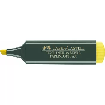   Szövegkiemelő, 1-5 mm, FABER-CASTELL, "Textliner 48", sárga