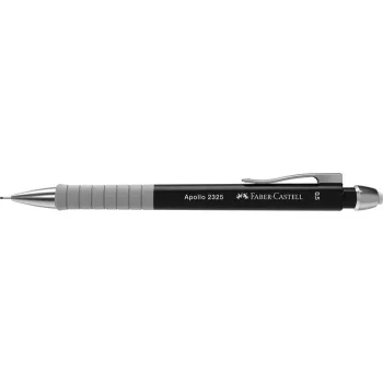   Nyomósirón, 0,5 mm, fekete tolltest, FABER-CASTELL "Apollo 2325"