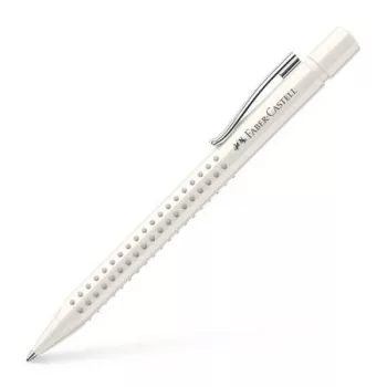   Golyóstoll, 1 mm, XB, nyomógombos, fehér tolltest, FABER-CASTELLG "Grip 2010 Harmony", kék