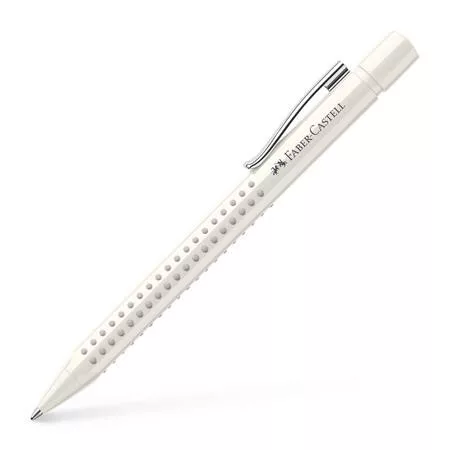 Golyóstoll, 1 mm, XB, nyomógombos, fehér tolltest, FABER-CASTELLG "Grip 2010 Harmony", kék