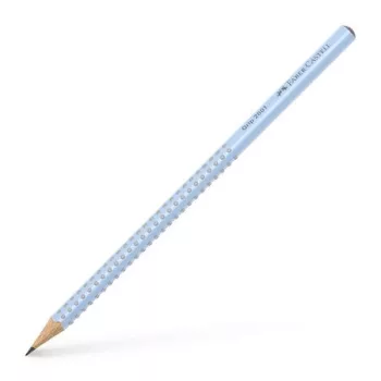   Grafitceruza, B, háromszögletű, FABER-CASTELL "Grip 2001", égkék