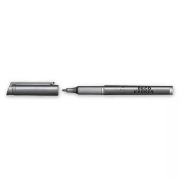 Dekormarker, 1 mm, kúpos, GRANIT "M850", ezüst