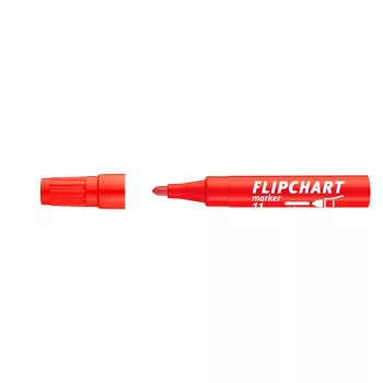   Flipchart marker, 1-3 mm, kúpos, ICO "Artip 11", piros