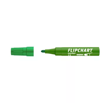   Flipchart marker, 1-3 mm, kúpos, ICO "Artip 11", zöld