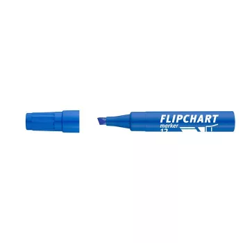   Flipchart marker, 1-4 mm, vágott, ICO "Artip 12", kék