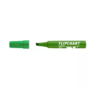   Flipchart marker, 1-4 mm, vágott, ICO "Artip 12 ", zöld