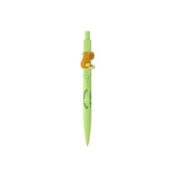   Golyóstoll, 0,8 mm, nyomógombos,  ICO "Capybara", pasztell zöld