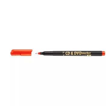 Alkoholos marker, CD/DVD, 0,5 mm, ICO, piros
