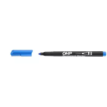 Alkoholos marker, OHP, 2-3 mm, B, ICO, kék