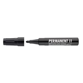   Alkoholos marker, 1-3 mm, kúpos, ICO "Permanent 11", fekete