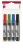 Alkoholos marker készlet, 1-3 mm, kúpos, ICO "Permanent 11 XXL", 4 különböző szín