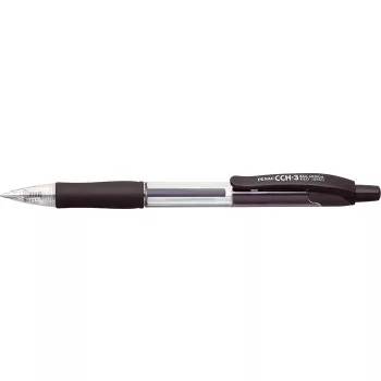   Golyóstoll, 0,7 mm, nyomógombos, PENAC "CCH-3", fekete