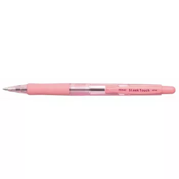   Golyóstoll, 0,7 mm, nyomógombos, rózsaszín tolltest, PENAC "SleekTouch", kék