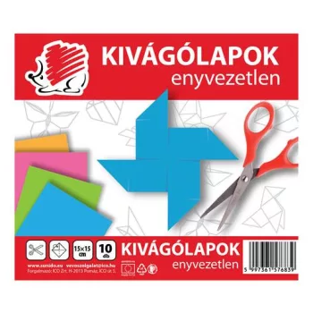 Kivágó, 15x15 mm, ICO "Süni", 10 lap