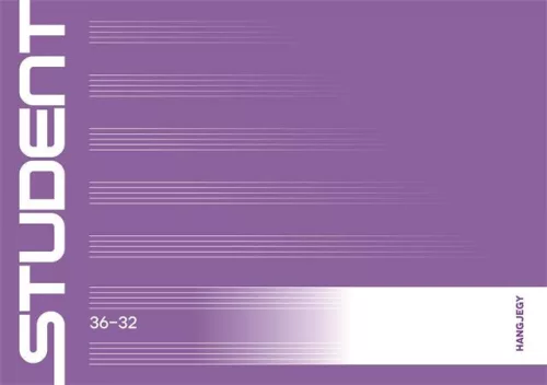 Füzet, tűzött, A5, fekvő, hangjegy, 32 lap, ICO "Student", "36-32"