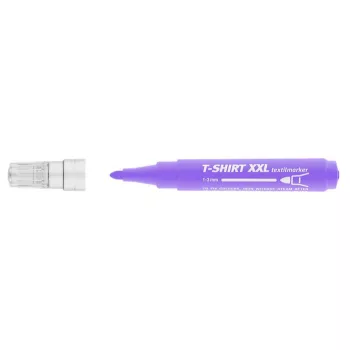   Textilmarker, 1-3 mm, kúpos, ICO "XXL T-Shirt", lila